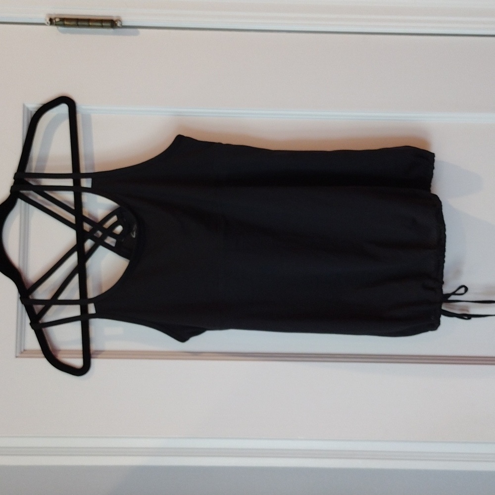 Champion Black Double Strap Tank Top Camisole Activewear Athletic Size L